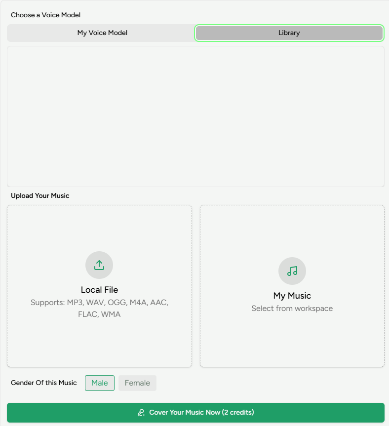 MusicArt AI Song Cover Generator