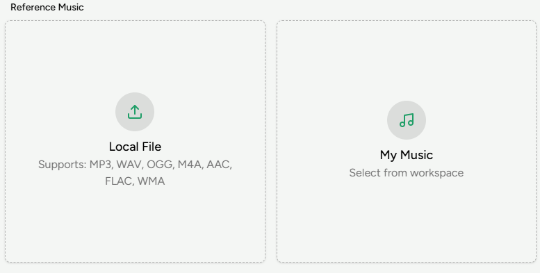 Select a reference track